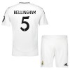 Camisola + Calções Real Madrid Bellingham 5 Criança Equipamento 1ª 24/25